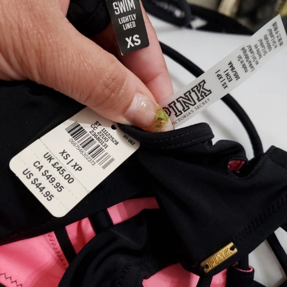๐๏ธ NWT Victoria's Secret PINK Size XS Swim - Picture 11 of 12